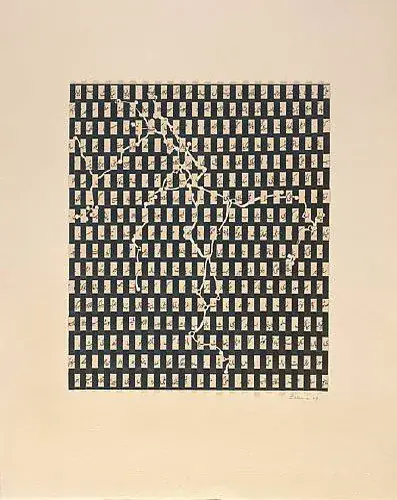 Zarina artwork illustrated in Beth Citron’s 2009 Artforum review.