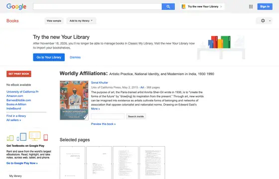 Worldly Affiliations by Sonal Khullar on Google Books