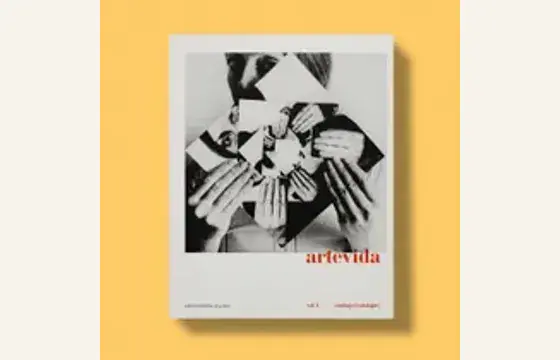 Cover of artevida, edited by Adriano Pedrosa and Rodrigo Moura