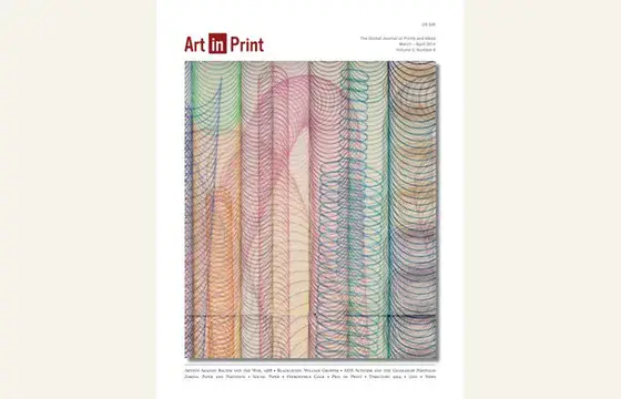 Cover of Art in Print, volume 3, issue 6