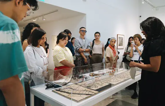 Material Encounters from Zarina’s Studio on STPI Print Screen