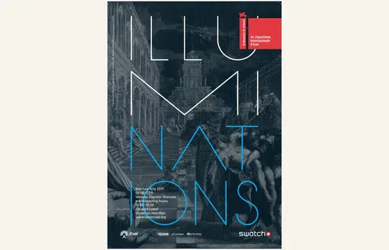 Official poster for ILLUMInations, the 54th International Art Exhibition