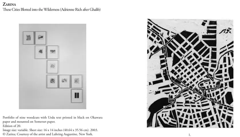 Zarina’s These Cities Blotted into the Wilderness portfolio spread in Tripwire 8.