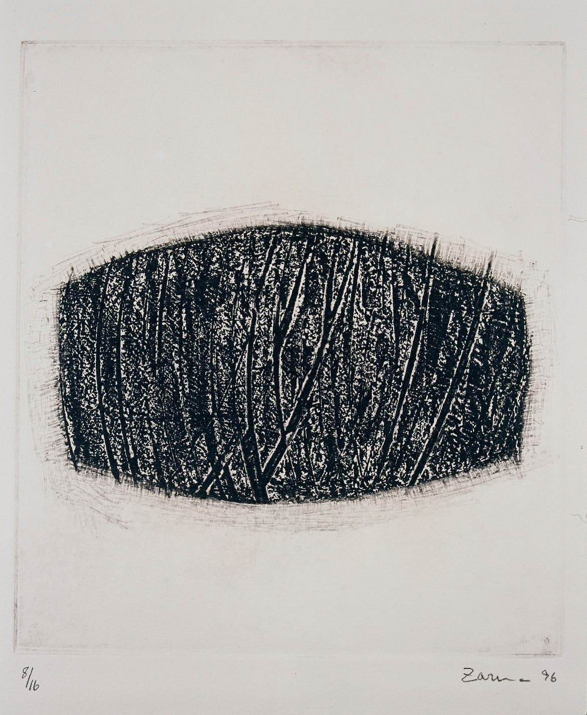 Rani Asks Me to Sing a Song, 1990, by Zarina