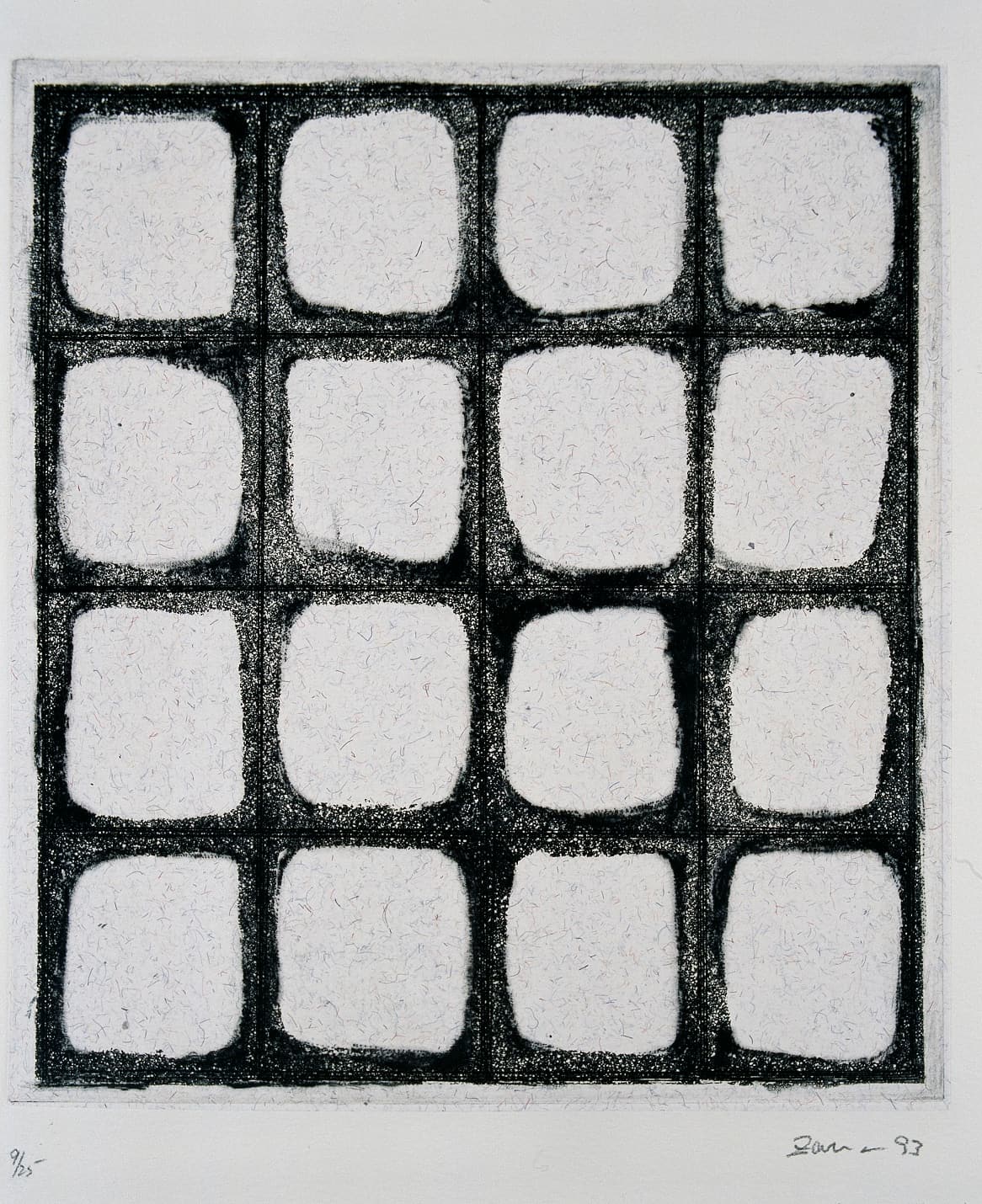 Once I Lived in a House of Many Rooms, 1993, by Zarina
