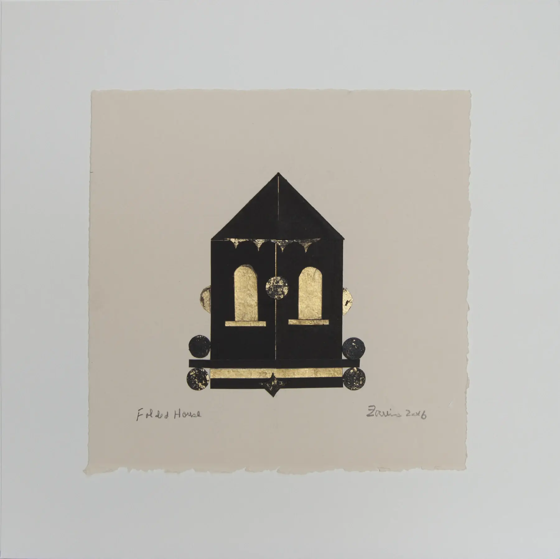 Folded House, 2016, by Zarina