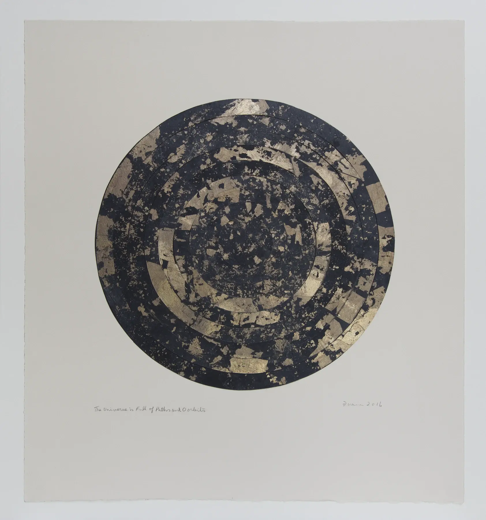 The Universe is Full of Paths and Orbits, 2016, by Zarina