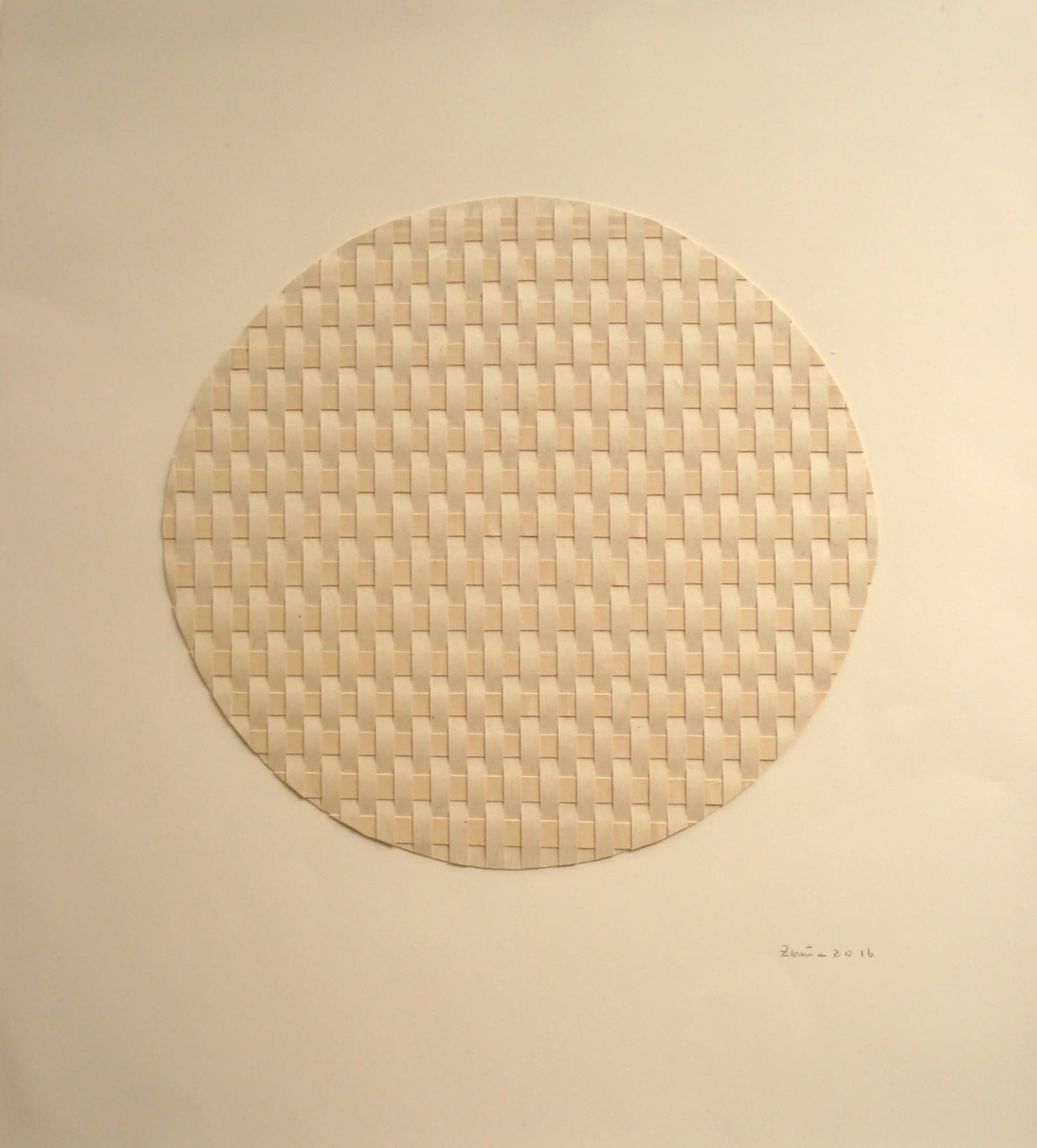 Untitled, 2016, by Zarina
