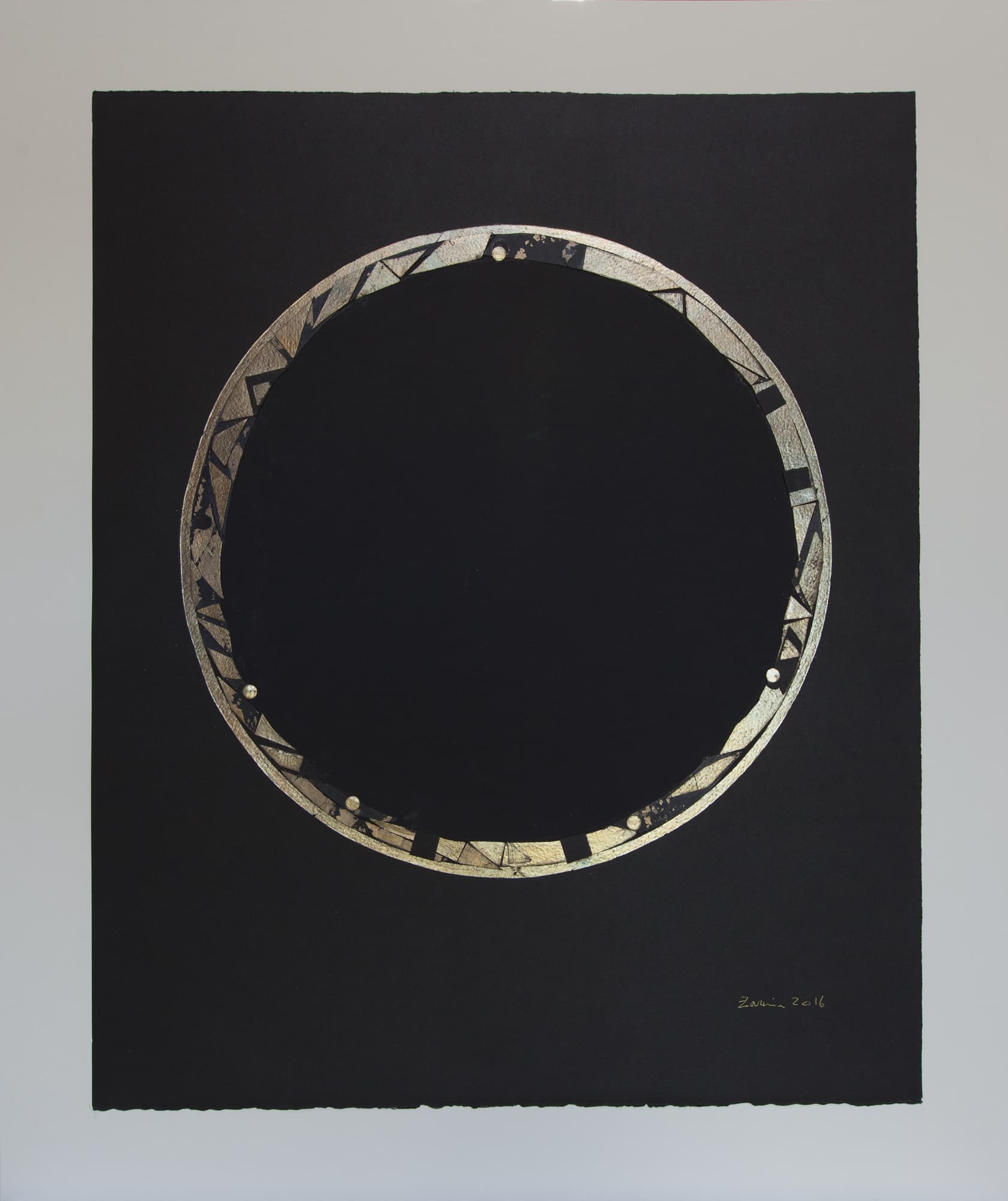 Untitled, 2016, by Zarina