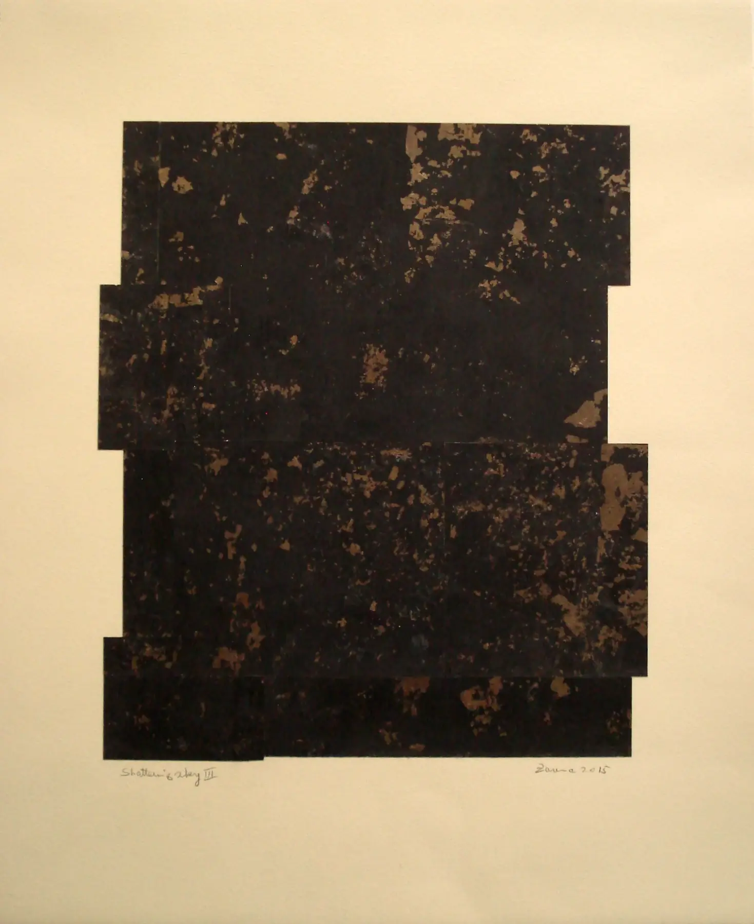 Shattering Sky III, 2015, by Zarina
