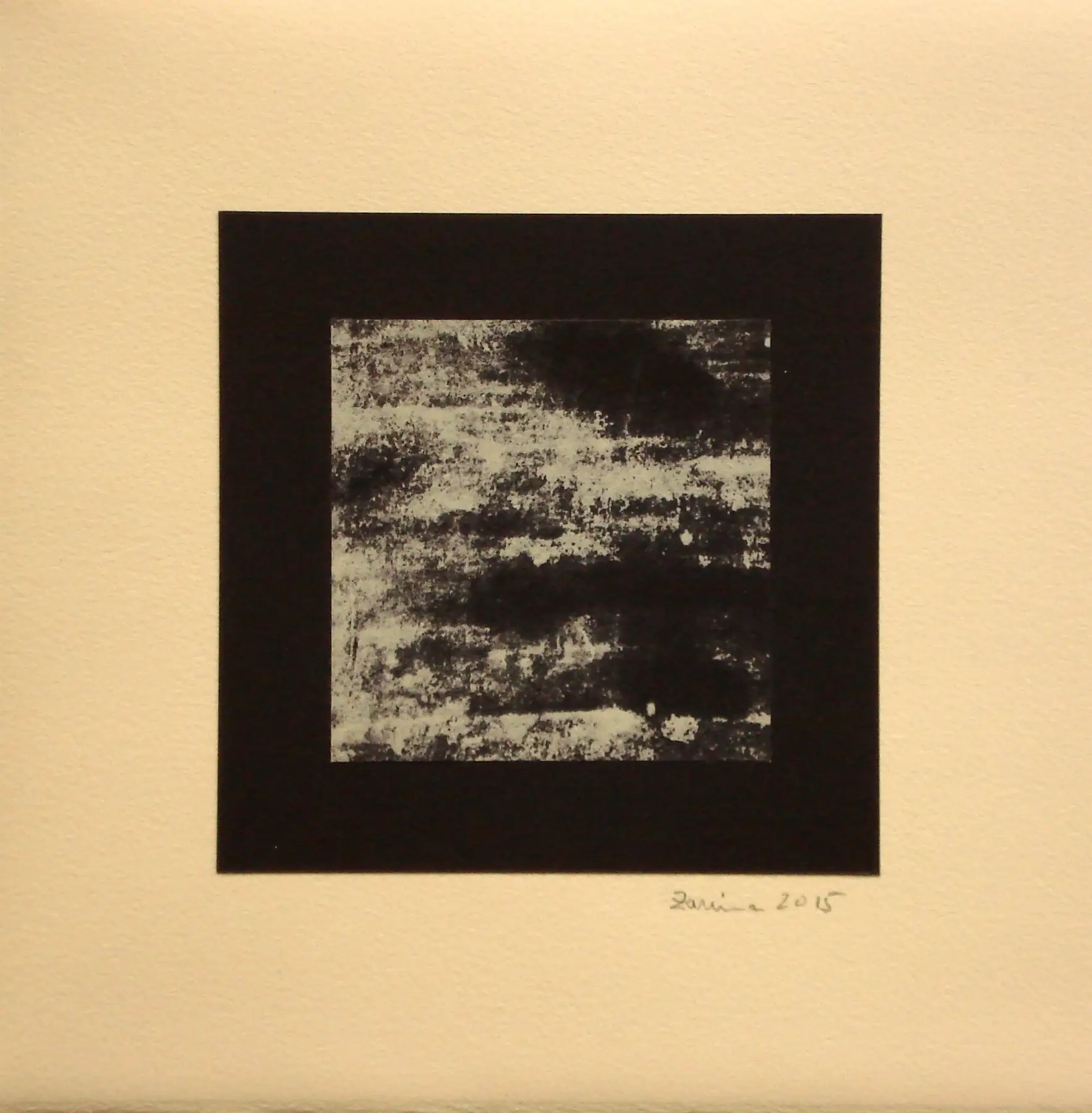 Untitled, 2015, by Zarina