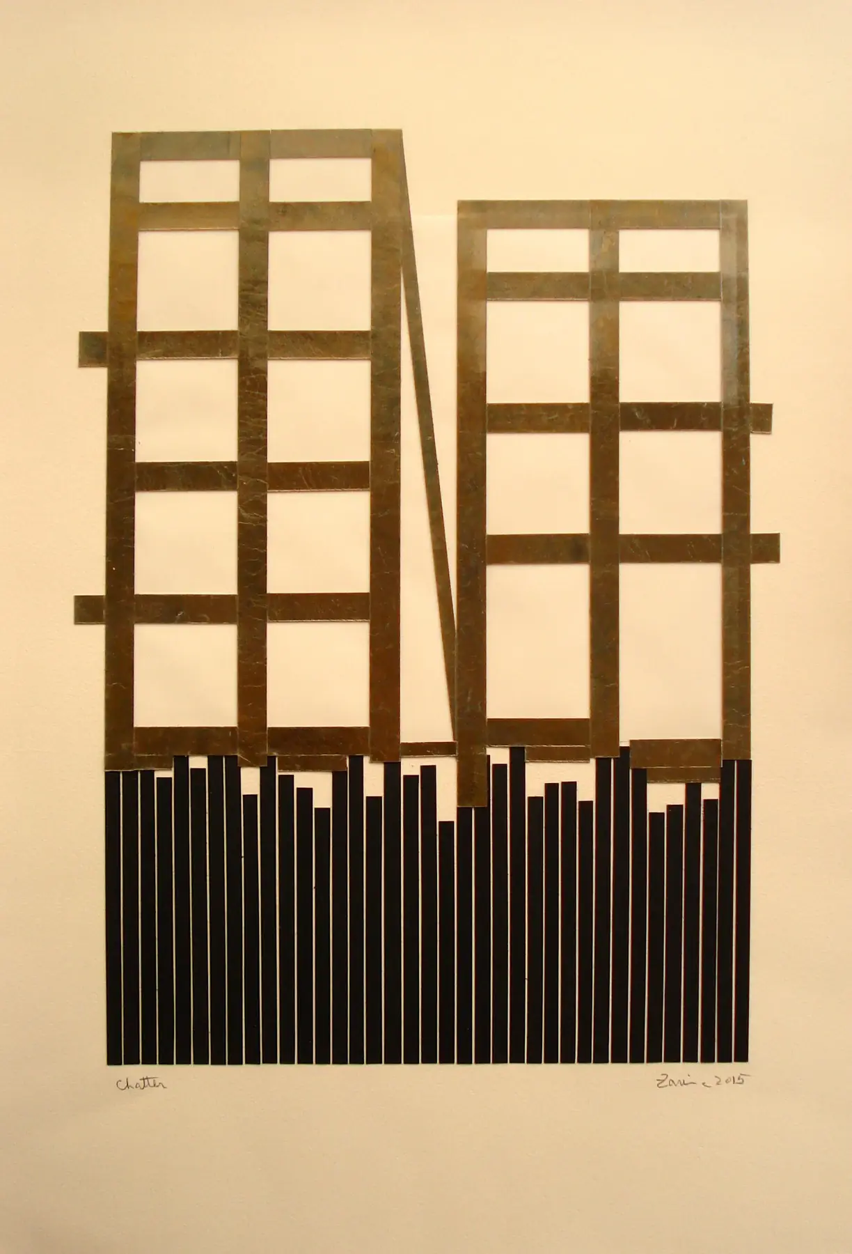 Chatter, 2015, by Zarina