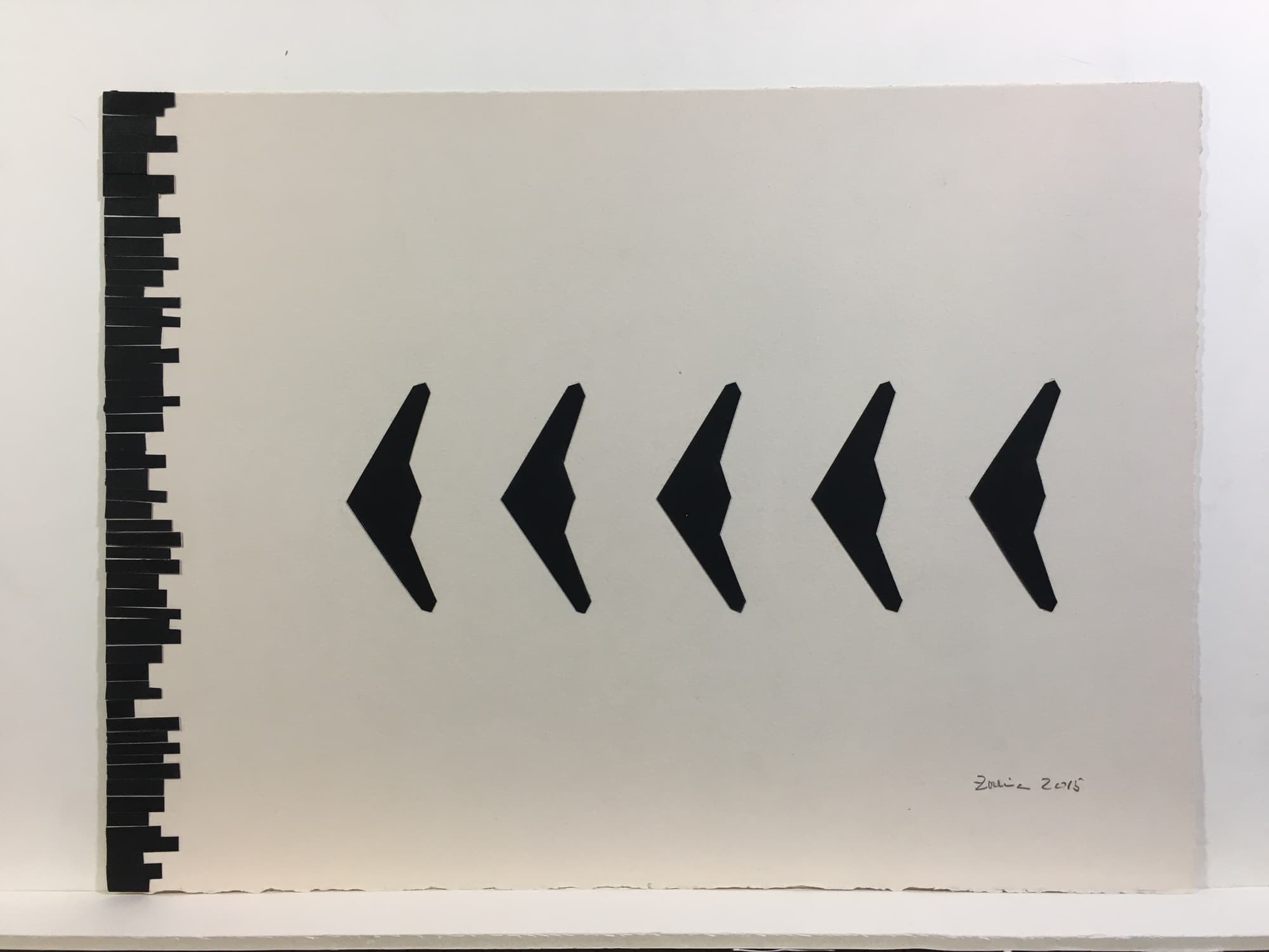 Inventory of Destruction II, 2015, by Zarina