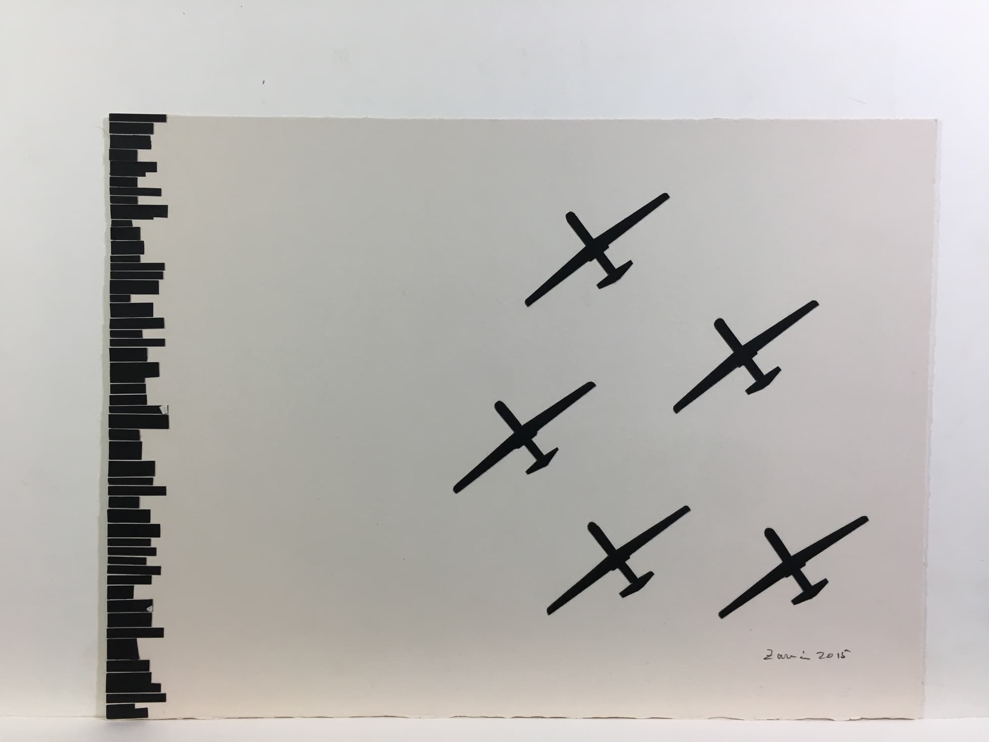 Inventory of Destruction III, 2015, by Zarina