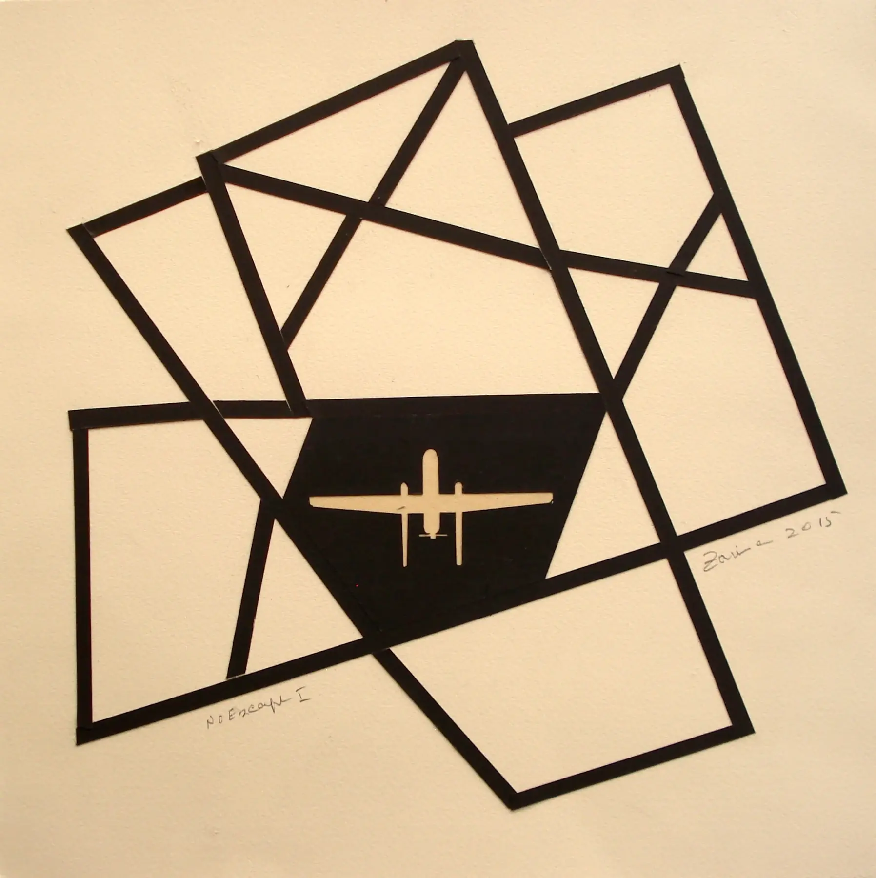 No Escape I, 2015, by Zarina