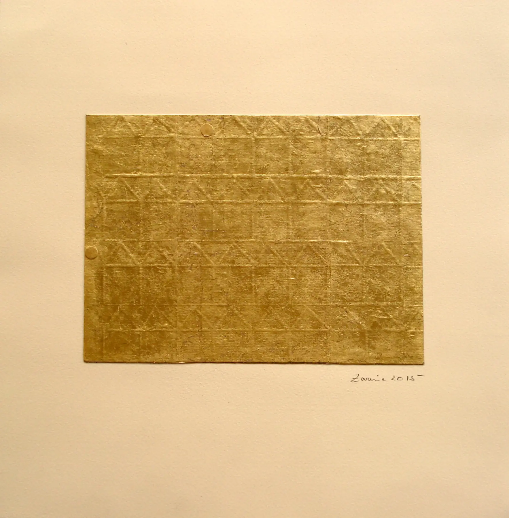 Untitled, 2015, by Zarina
