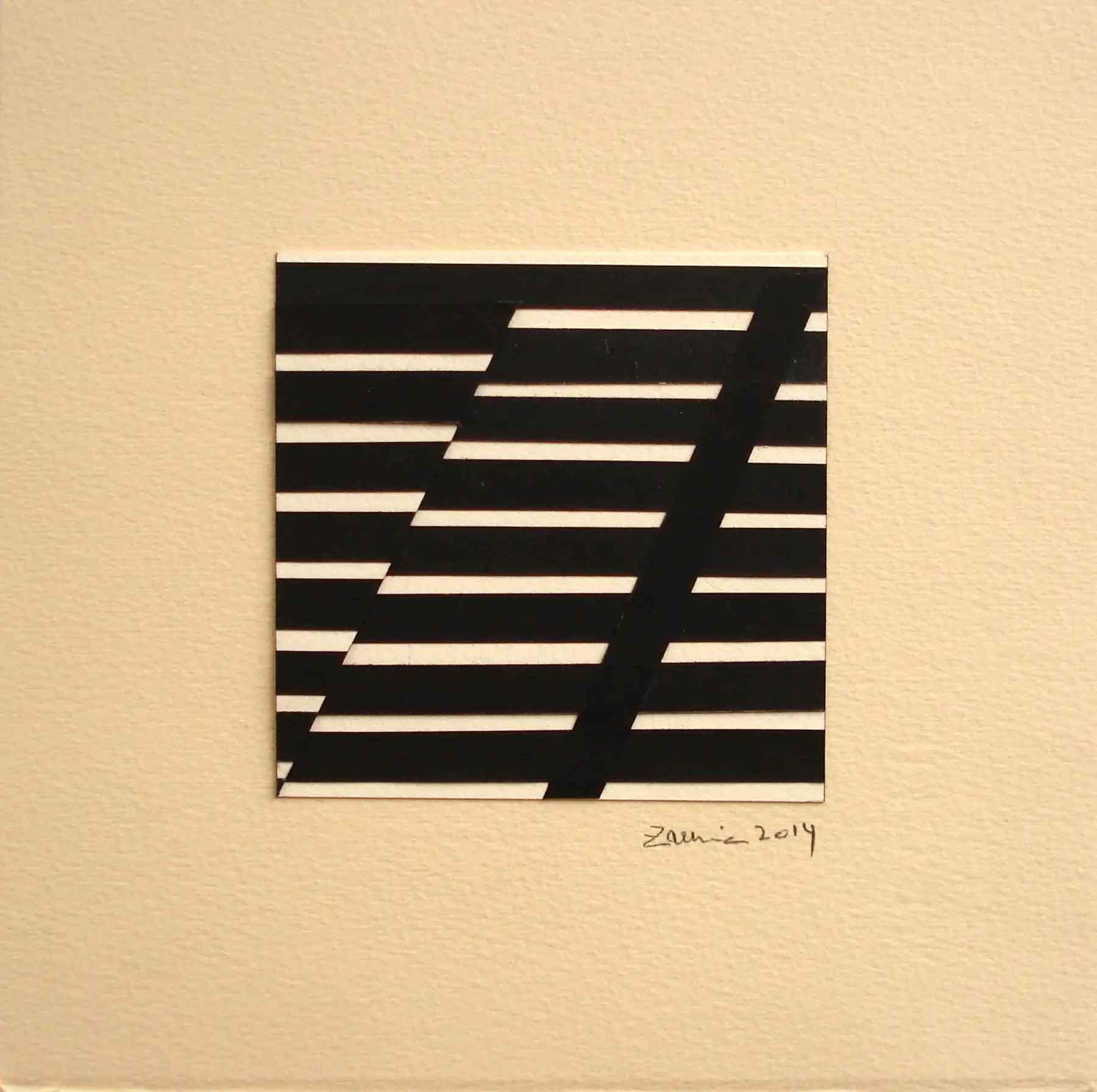 Untitled, 2014, by Zarina