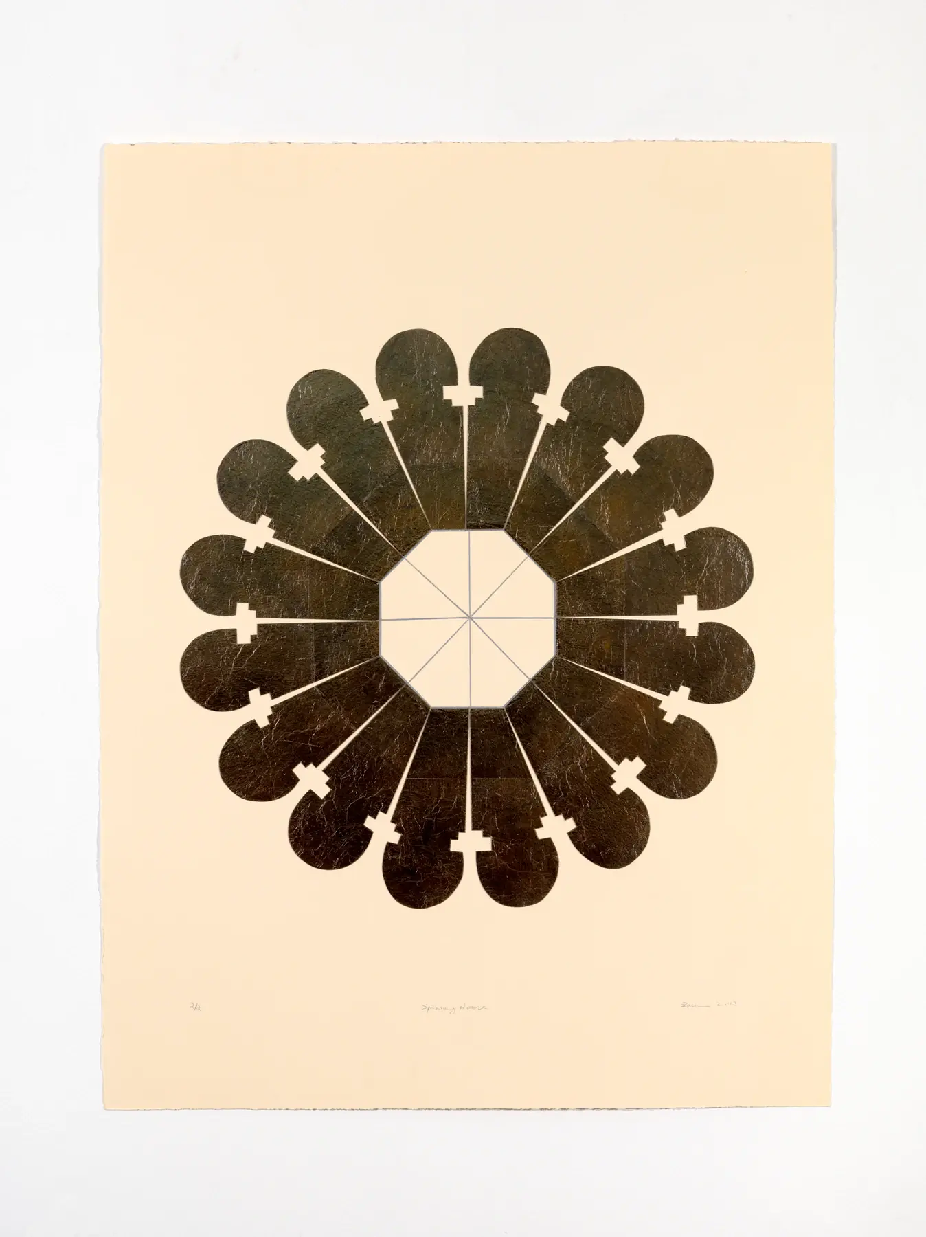 Spinning House, 2013, by Zarina