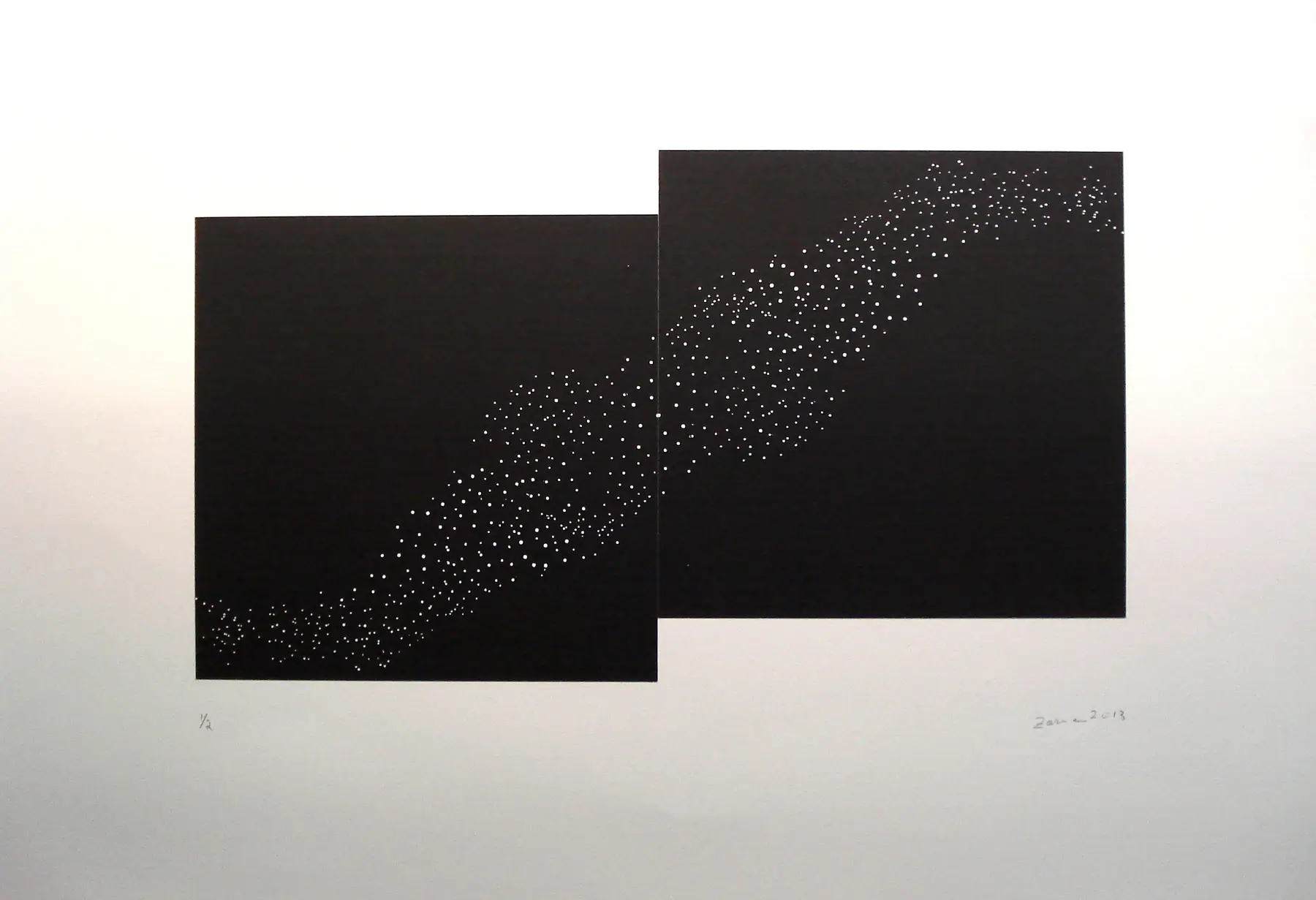 Companions of the End of the Night, 2013, by Zarina