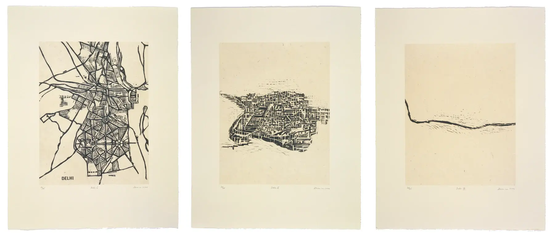 Delhi, 2000, by Zarina