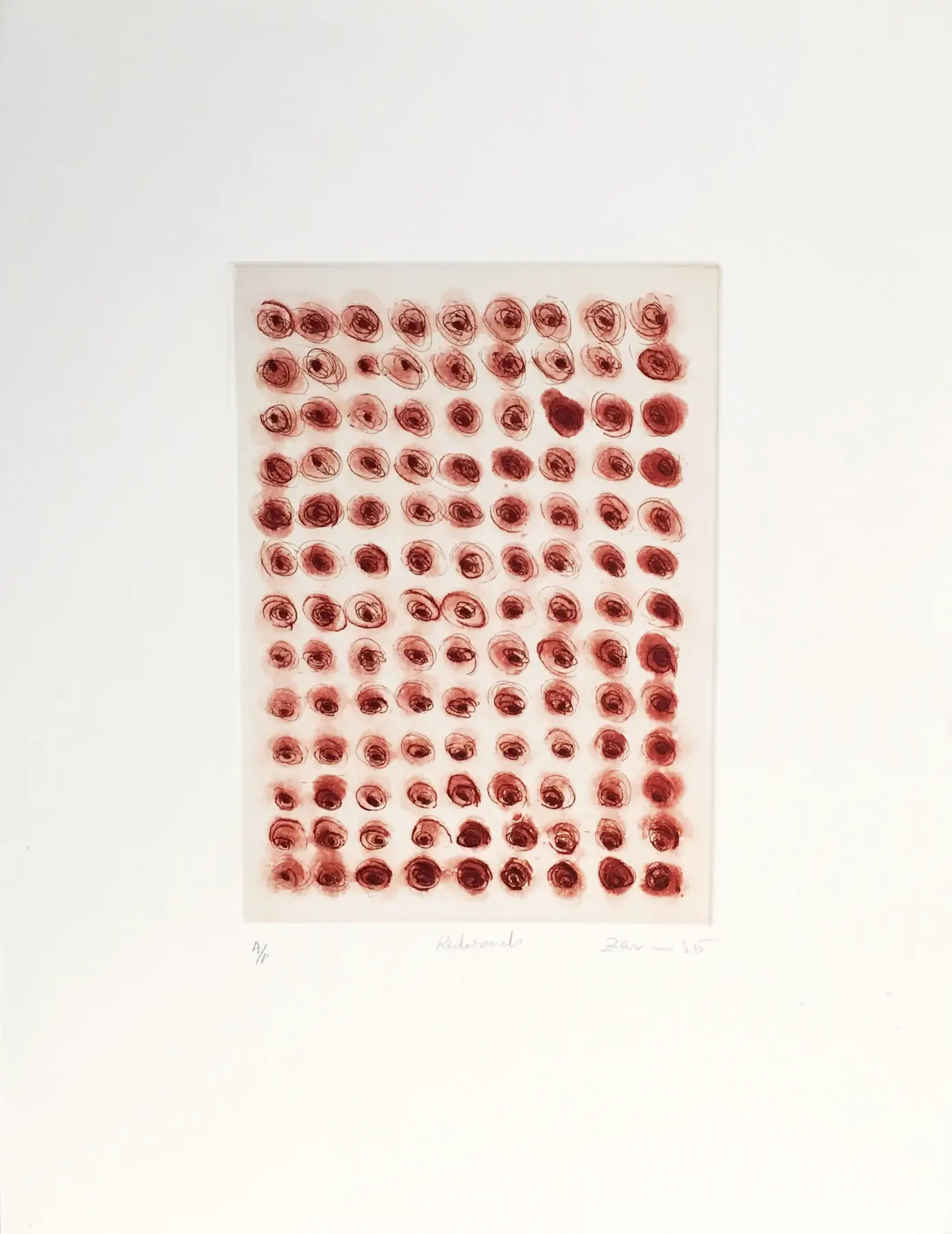 Redwoods, 1995, by Zarina