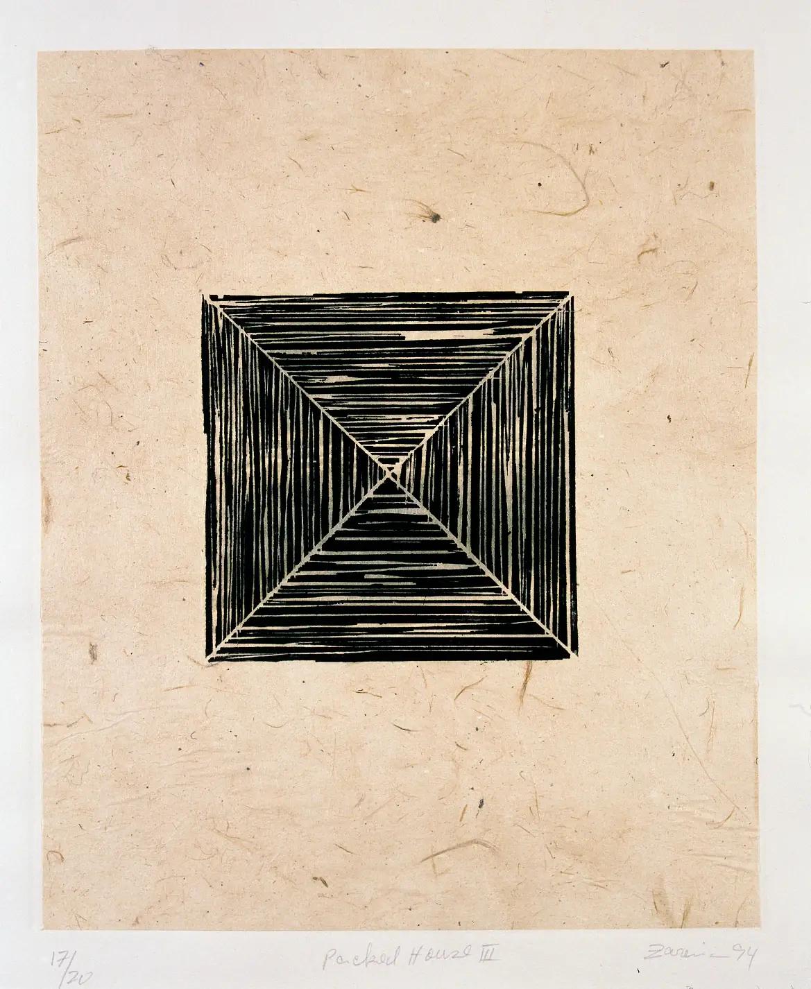 Untitled, 1994, by Zarina