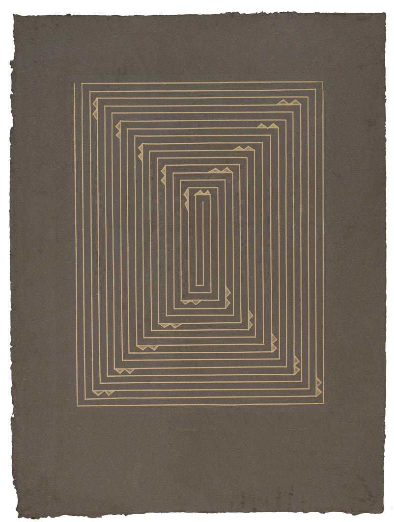 Golden Route, 1982, by Zarina