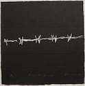 Across the Barrier, 2017, by Zarina