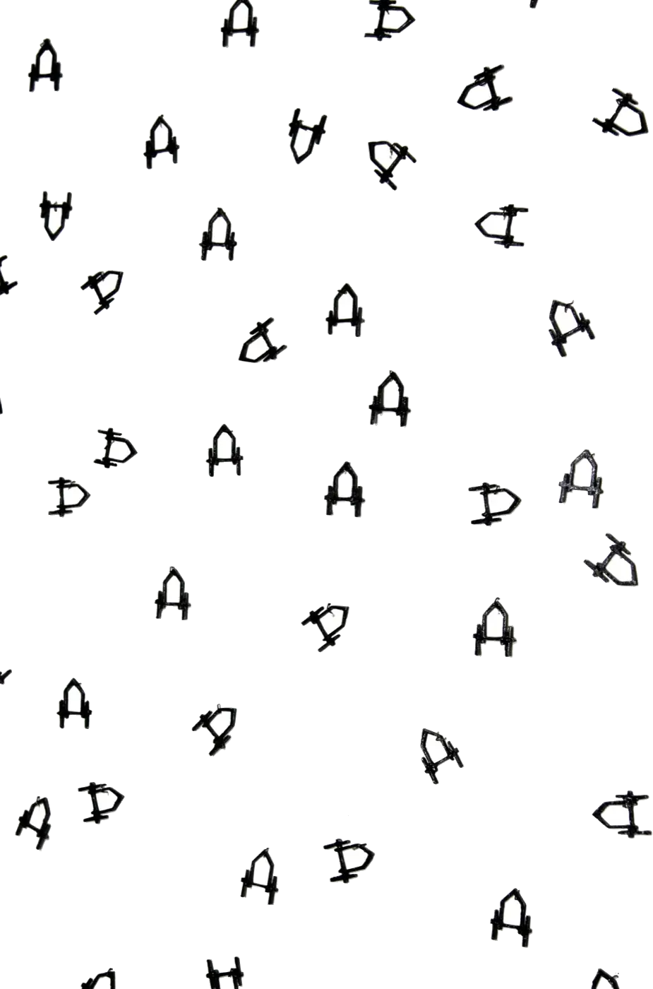 Somewhere the flotilla of sorrow will come to rest, 1997, by Zarina