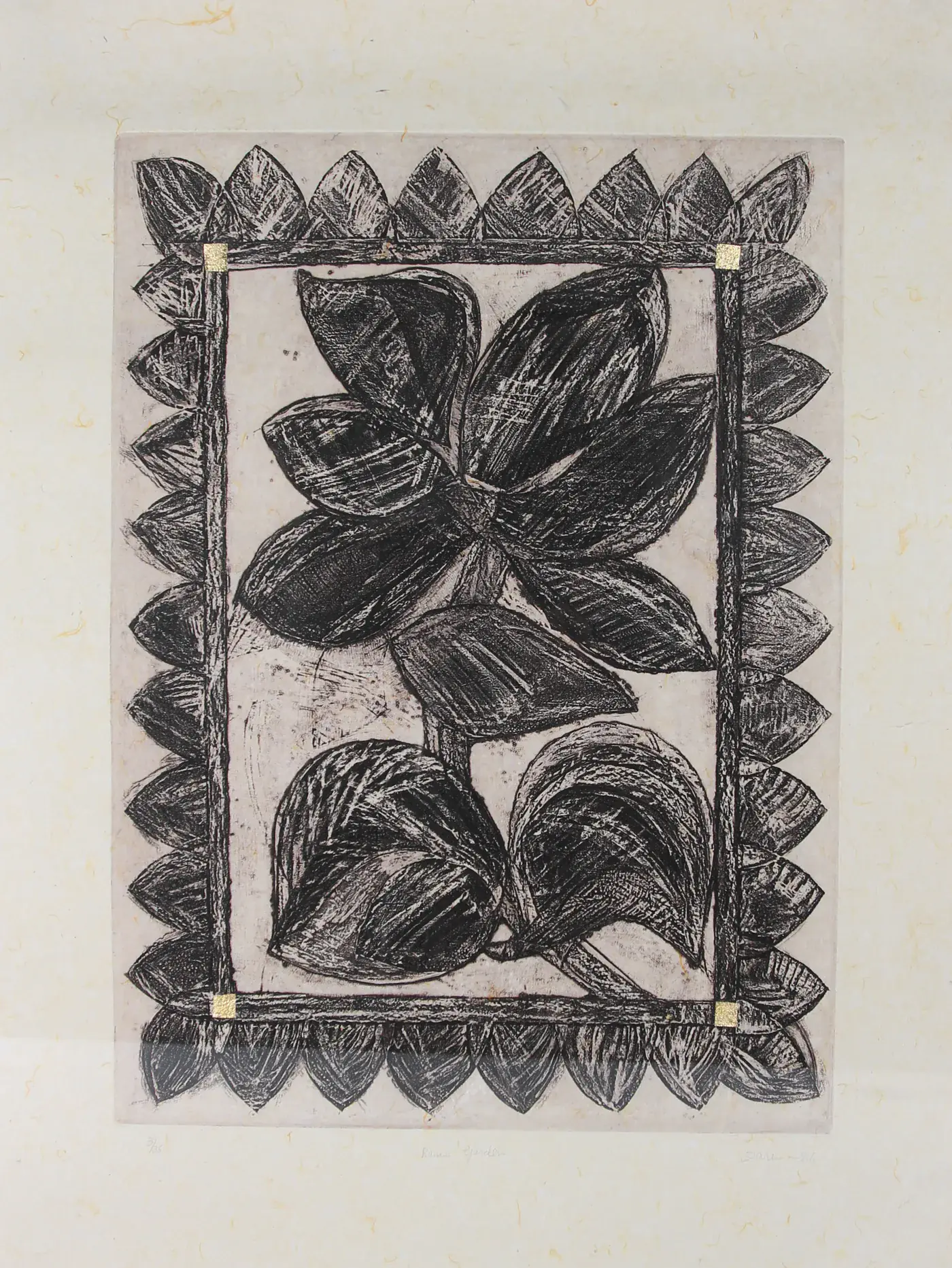 Rani's Garden, 1986, by Zarina