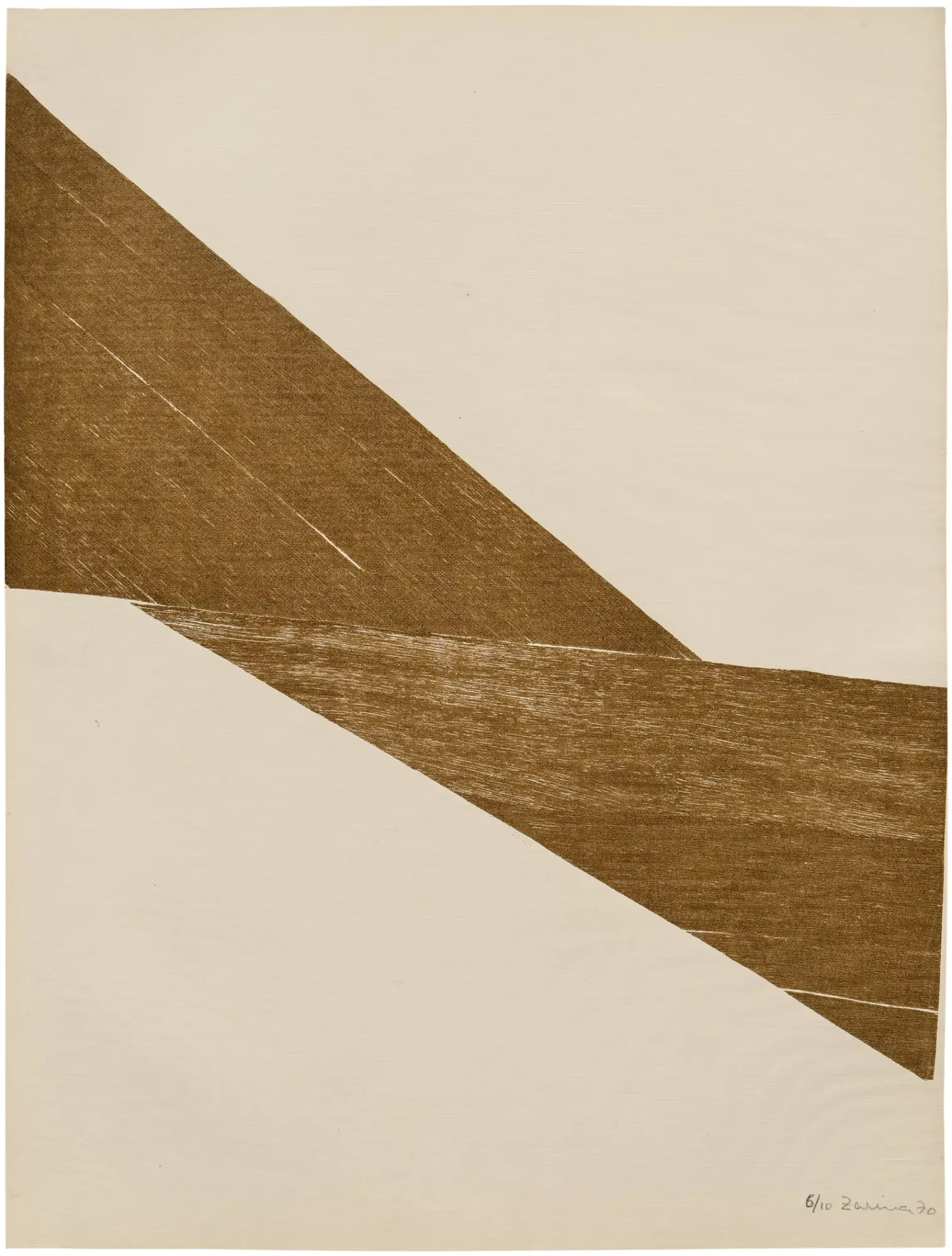Untitled, 1970, by Zarina