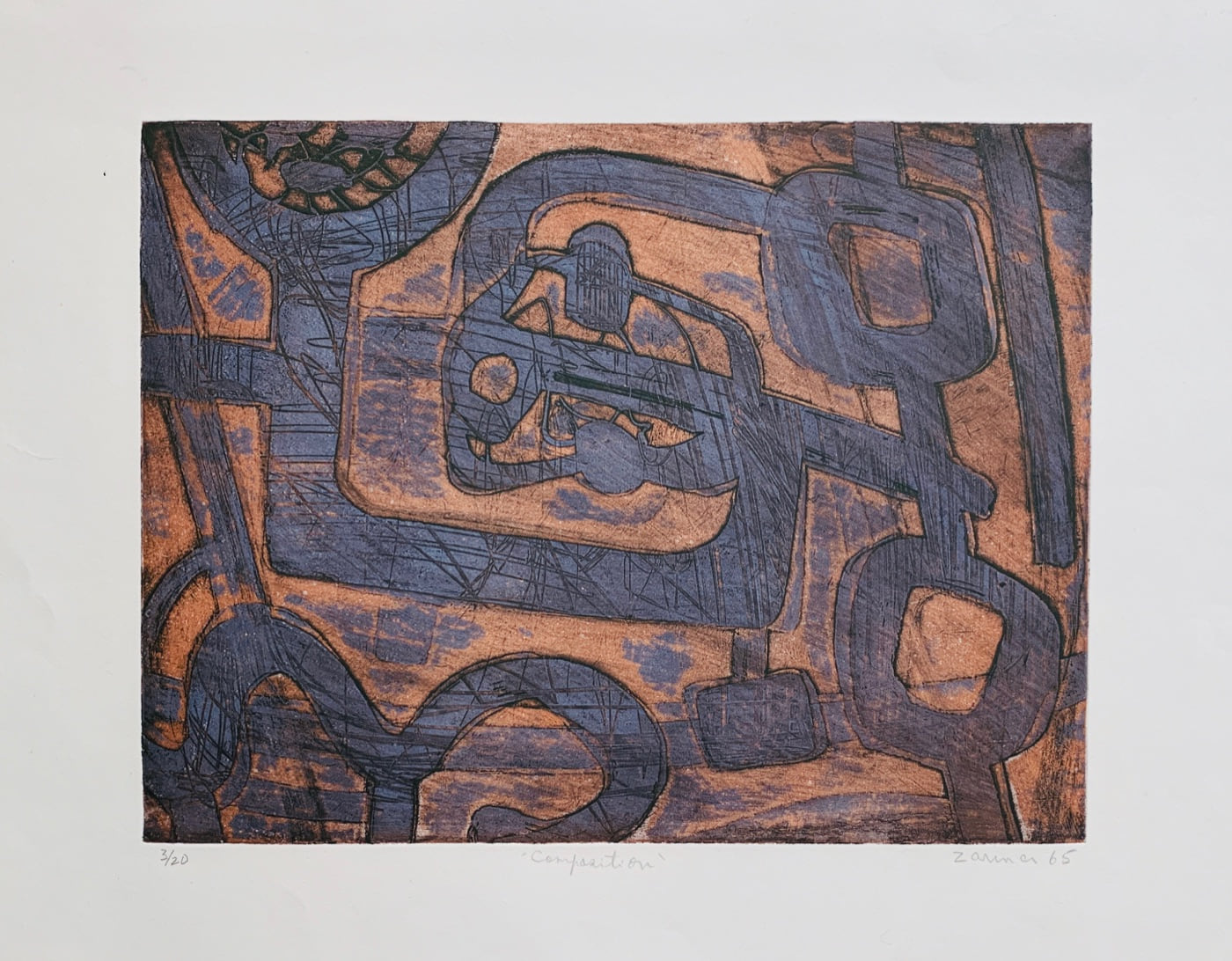 Composition, 1965, by Zarina