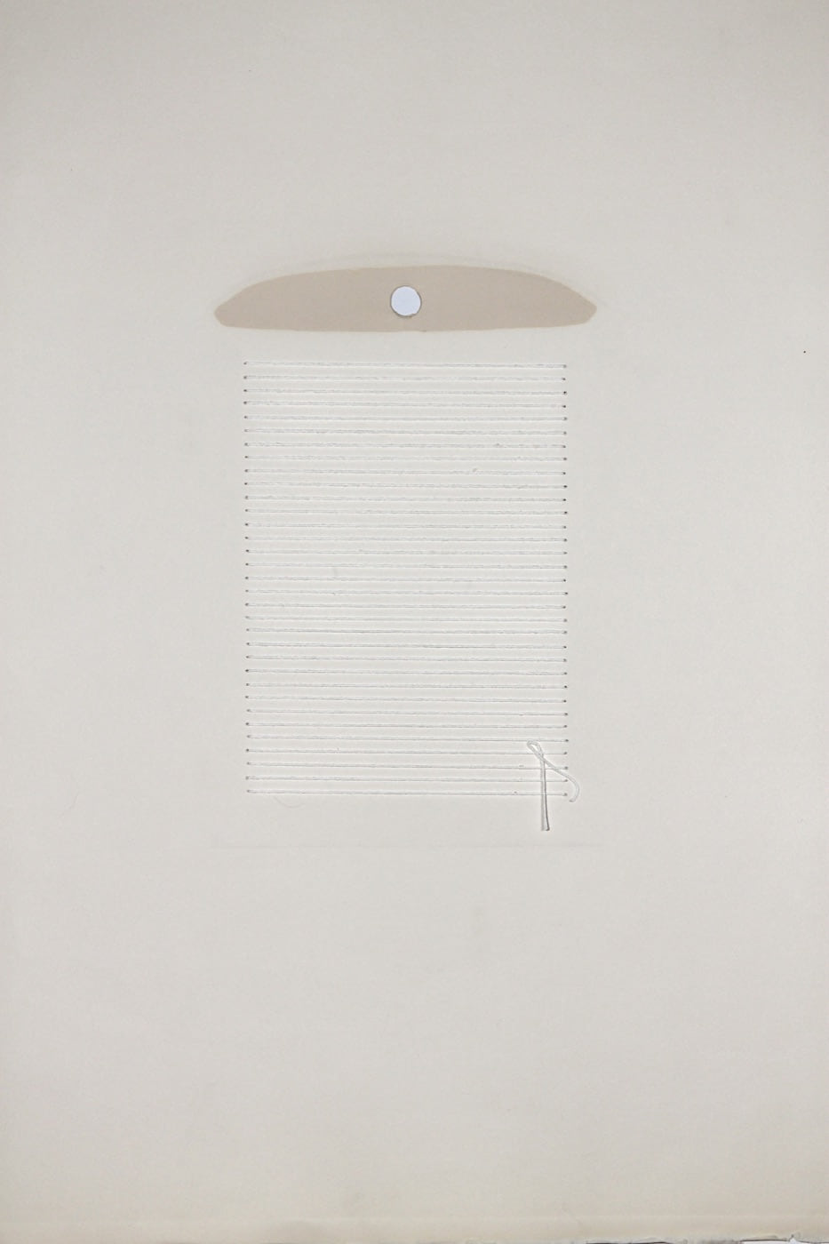 Spool, 1975, by Zarina