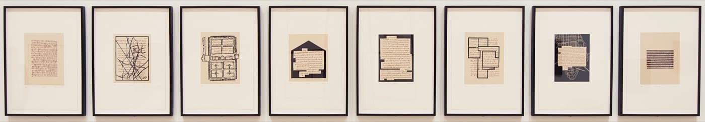 Letters from Home, 2004, by Zarina