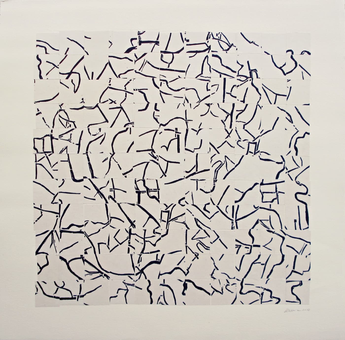 Broken Roads, 2010, by Zarina