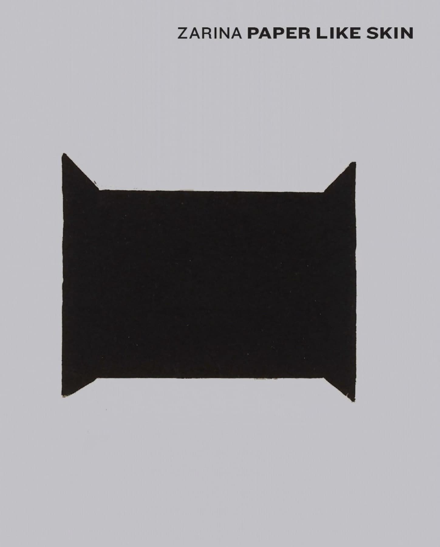 Cover of the exhibition catalogue Zarina: Paper Like Skin