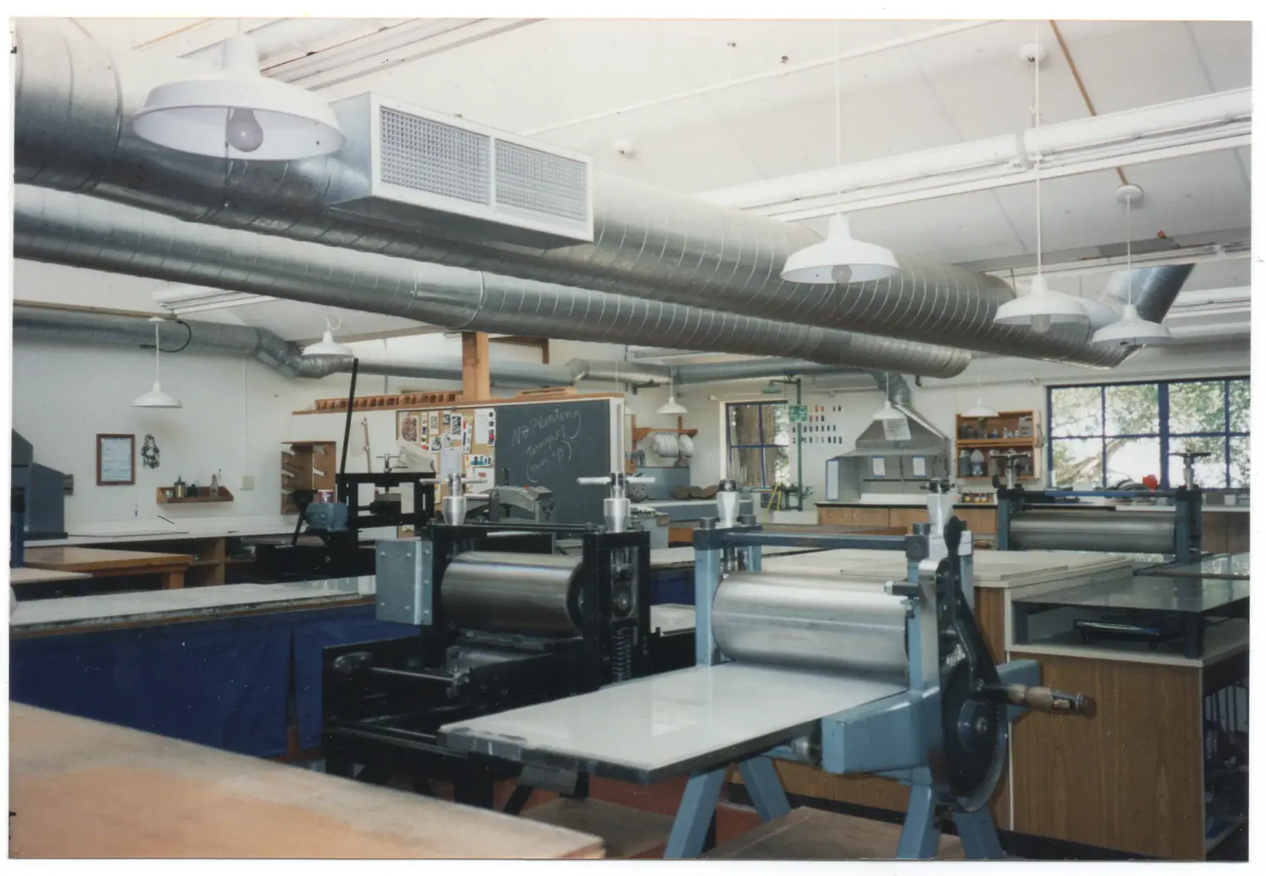 The print shop at the University of California, Santa Cruz