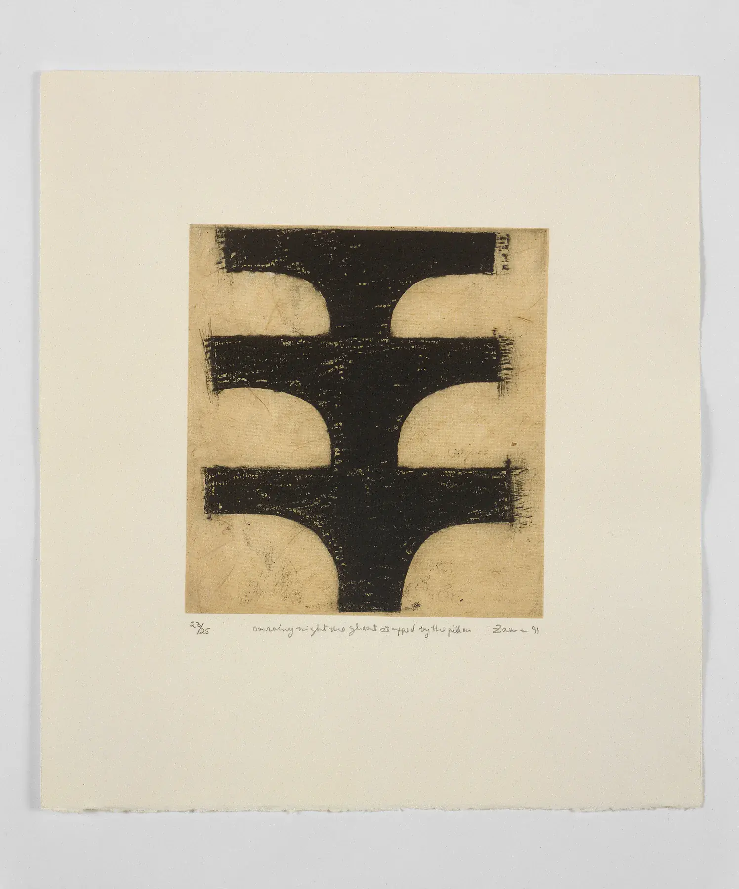 On Rainy Nights the Ghost Stopped by the Pillar, House with Four Walls, by Zarina